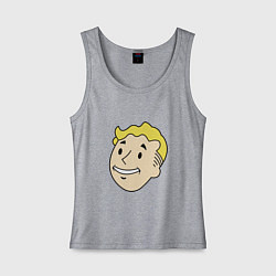 Женская майка Vault boy head