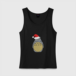 Женская майка Totoro Santa