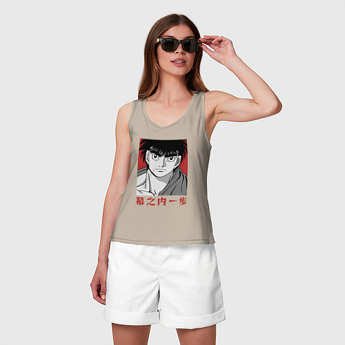 Женская майка Иппо / Миндальный – фото 3