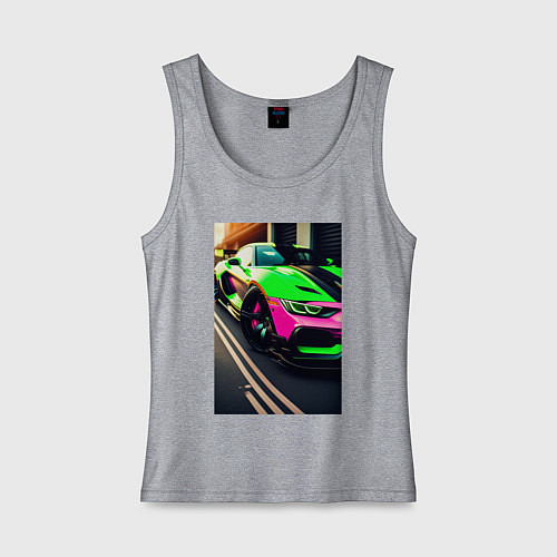 Женская майка БМВ M3 / Меланж – фото 1