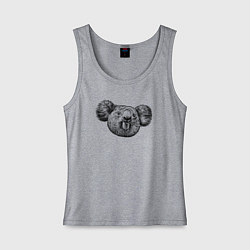 Женская майка Коала морда