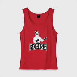 Женская майка Boxing man