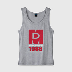 Майка женская хлопок Depeche Mode - Black Celebration album merch, цвет: меланж