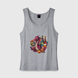 Женская майка Дракон символ нового года 2024