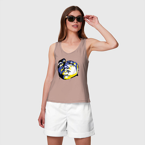 Женская майка Rapper Notorious BIG / Пыльно-розовый – фото 3