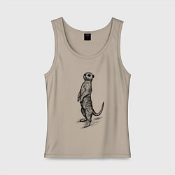 Женская майка Сурикат