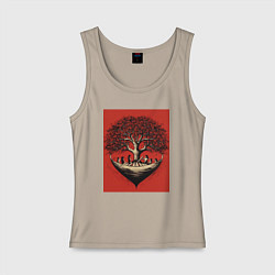 Женская майка Love tree