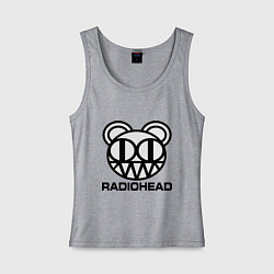 Женская майка Radiohead logo bear