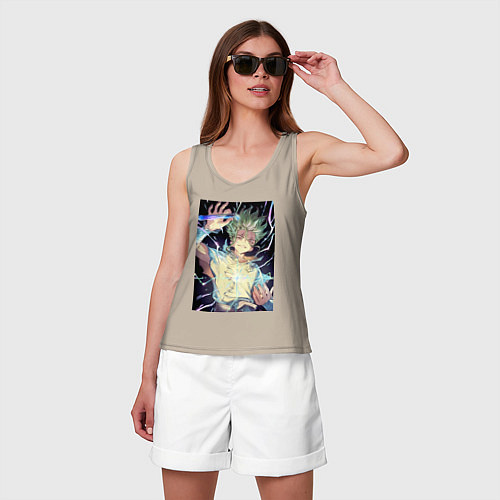 Женская майка Сэнку Исигами / Миндальный – фото 3