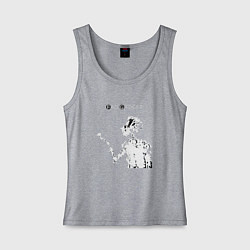 Майка женская хлопок Fad Gadget - Tovey live, цвет: меланж