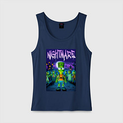 Женская майка Zombie Bart Simpson - nightmare