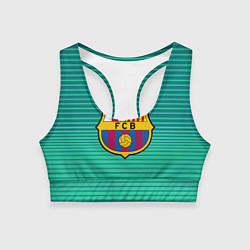 Топик спортивный женский Барселона, цвет: 3D-принт