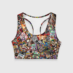 Женский спортивный топ Academia stikerbombing