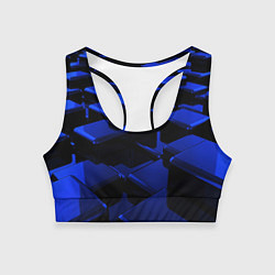 Топик спортивный женский 3D ABSTRACT, цвет: 3D-принт