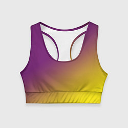 Топик спортивный женский ГРАДИЕНТ, цвет: 3D-принт