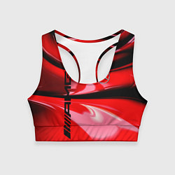 Топик спортивный женский MERCEDES, цвет: 3D-принт