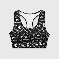 Женский спортивный топ KIZARU HAUNTED FAMILY