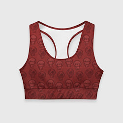 Топик спортивный женский Isaacs pattern, цвет: 3D-принт