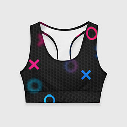 Топик спортивный женский Geometry, цвет: 3D-принт