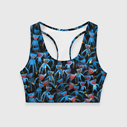 Топик спортивный женский Толпа Хагги Вагги, цвет: 3D-принт