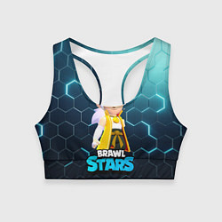 Топик спортивный женский FANG BRAWL STARS 3D ПЛИТЫ, цвет: 3D-принт