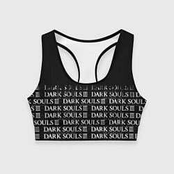 Топик спортивный женский Dark souls 2 темные души, цвет: 3D-принт