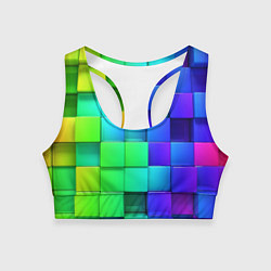 Женский спортивный топ Color geometrics pattern Vanguard