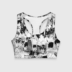 Женский спортивный топ Psycho Pass pattern