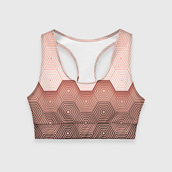 Женский спортивный топ Hexagon Minimal