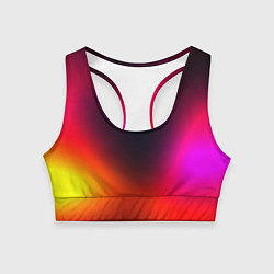Топик спортивный женский Абстрактная текстура, цвет: 3D-принт