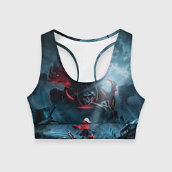 Топик спортивный женский God Eater, цвет: 3D-принт