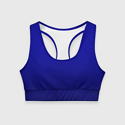 Топик спортивный женский Сумеречный синий градиент, цвет: 3D-принт