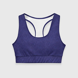 Топик спортивный женский Фиолетовая текстура волнистый мех, цвет: 3D-принт