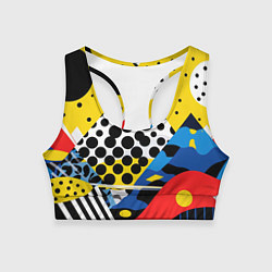 Топик спортивный женский Путь в неизведанное, цвет: 3D-принт