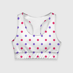 Топик спортивный женский Шикарный узор, цвет: 3D-принт