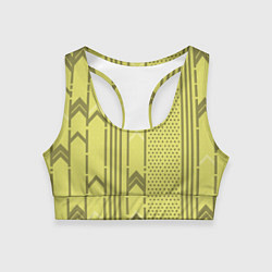 Женский спортивный топ Закулисье классические обои