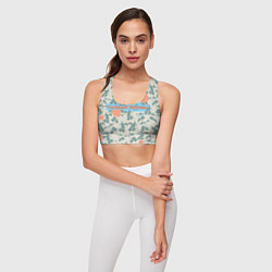 Топик спортивный женский Любимой Бабушке, цвет: 3D-принт — фото 2