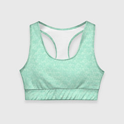 Женский спортивный топ Аквамарин однотонный текстурированный