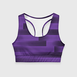Женский спортивный топ Color purple square