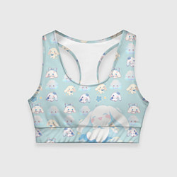 Женский спортивный топ Нежные зайки