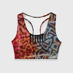 Женский спортивный топ Acra Batik