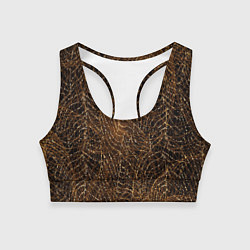 Женский спортивный топ Золотая сеть