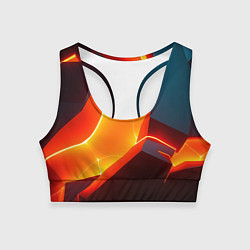 Женский спортивный топ Neon orange