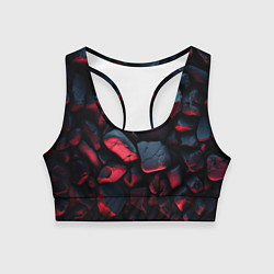 Женский спортивный топ Камни