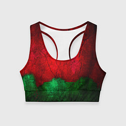Женский спортивный топ Grunge color