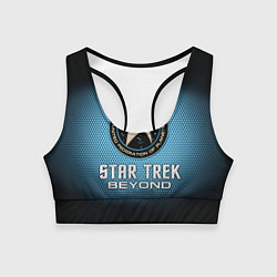 Топик спортивный женский Star Trek: United Federation, цвет: 3D-принт