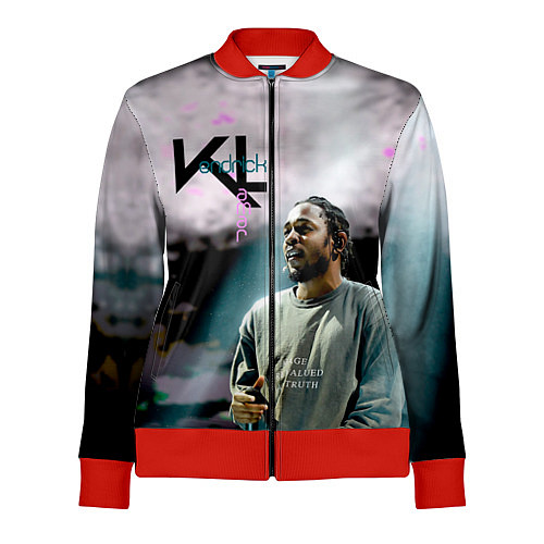 Женская олимпийка KL: Kendrick Lamar / 3D-Красный – фото 1