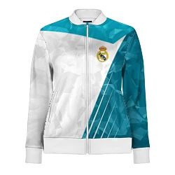Олимпийка женская FC Real Madrid: Abstract, цвет: 3D-белый