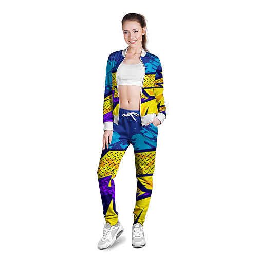 Женская олимпийка Bona Fide Одежда для фитнеса / 3D-Белый – фото 3