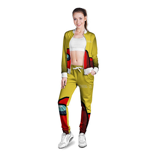 Женская олимпийка Among Us classic / 3D-Белый – фото 3